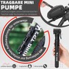 Mini Bicycle Pump, Aluminium Air Pump Bicycle All Valves, Portable