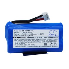 Vsdampj 2600mAh/7.4V Battery Compatible with NEWPOS New 8210, NEW8210, fit P/N: LARGE18650