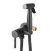 Black Handheld Bidet Sprayer for Toilet Warm Water, WiPPhs Stainless