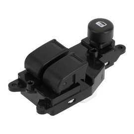 A ABSOPRO Electric Switch for Window Regulator Front Left on Driver Side Window Regulator Switch Driver Side No. 9216533 for Vauxhall Agila 1998-2006 Black