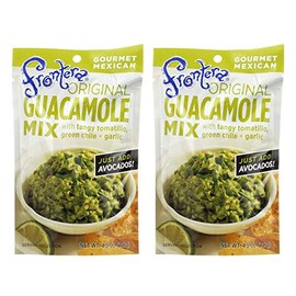 FRONTERA Guacamole Mix Gourmet Mexican Gluten Free 4.5oz Pouch (Guacamole Original, 2 Pack)