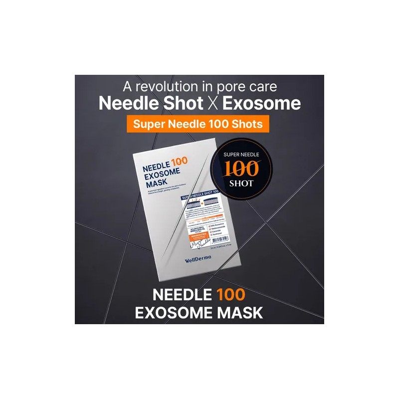 Mascarilla De Exosomas De Leche Wellderma, 25 Ml X 5