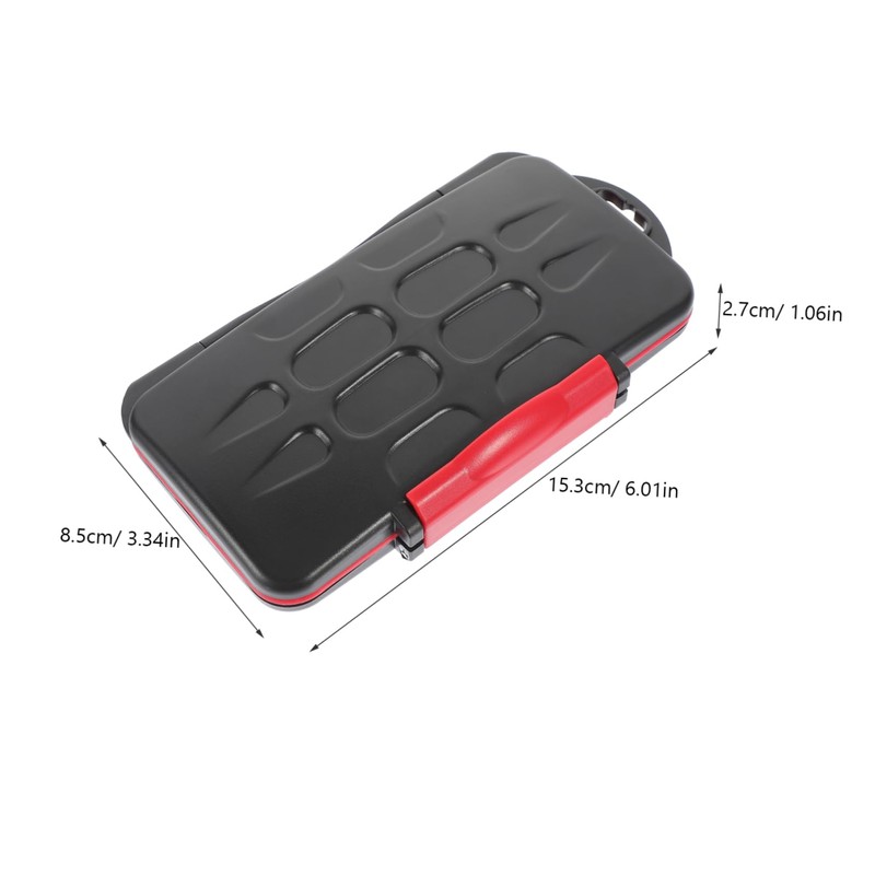 LABRIMP Memory Card Storage Box Shockproof Memory Card Case Durable