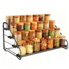 Spice Rack, 4 Tier Spice Rack, No Drilling, Metal, Adjustable,