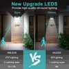 WELALO Solar Motion Sensor Lights Outdoor, [3 Modes/4 Pack/188 LED]