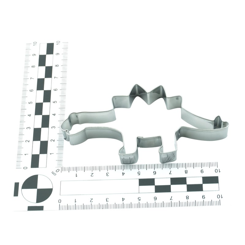 BekkiB - Set of 3 Dinosaur Cookie Cutters - Stainless