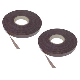 Generic Brown Plant Tie Tape - 150 Feet x 1/2 Inch (2 Rolls) - 8 Mil, Stretchable Plastic Tape for Tree and Plant Support - Sturdy, Stretches with Growth