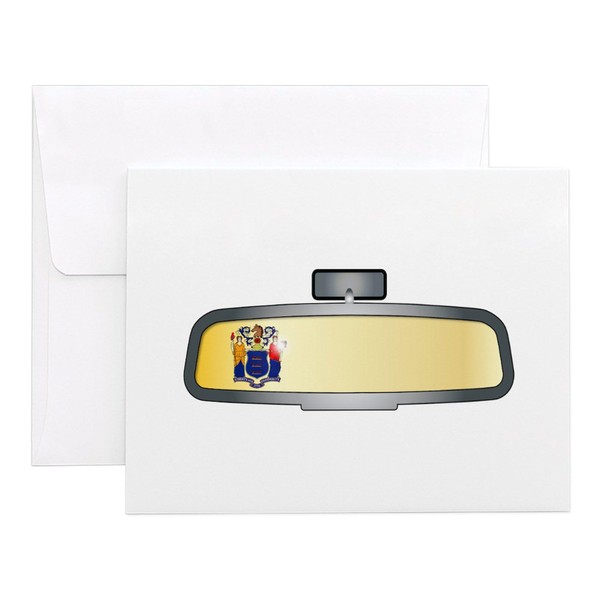 CafePress Driving Through New Jersey 4.25" x 5.5" Notecards 10