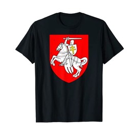 Belarus I Belarus Flag Pahonja Pagonia Crest Motif T-Shirt