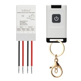 Briidea Feeder Activator Remote Control – Compatible with 6-24VDC Feeders, 300ft Range, Convenient Keychain Clip for Easy Portability