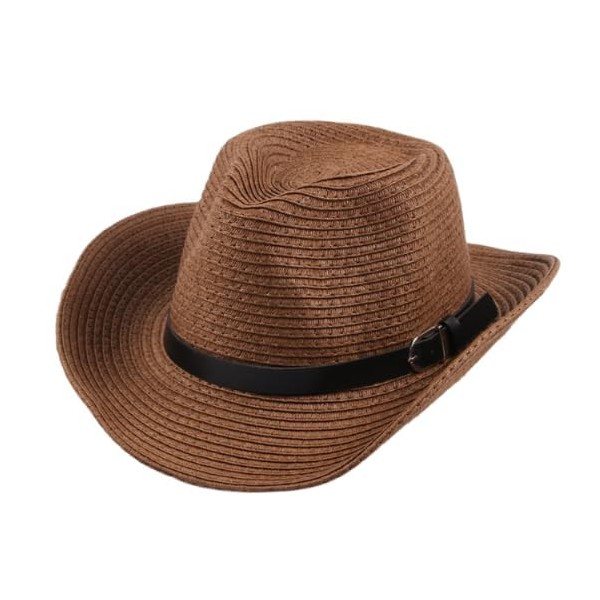 Kinder Strohhut Panamahut Strandhut Jungen Mädchen Sommer Sonnenkappe Anti-UV Jazz