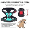 PoyPet No Pull Dog Harness with Neck Release Buckle, Reflective