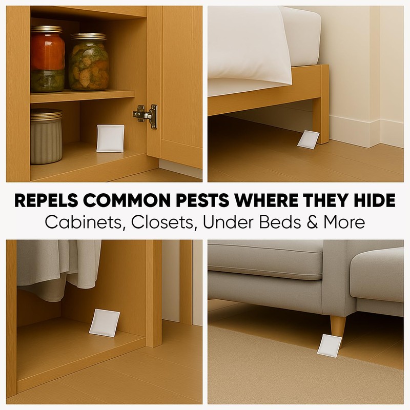 Eco Defense Pest Control Pouches - All Natural - Repels
