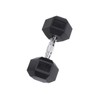 YORK Rubber Hex Dumbbell (35-125 lb.) 35 lb.