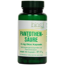 Bios, Pantothenic Acid, 6 mg, 100 capsules (27g)