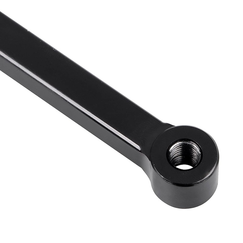 Black 9.84" Extended Shifter Lever Heel Toe Shift Levers Set