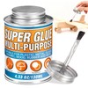 Super Glue with Brush (130ml) - All Purpose Strong Clear