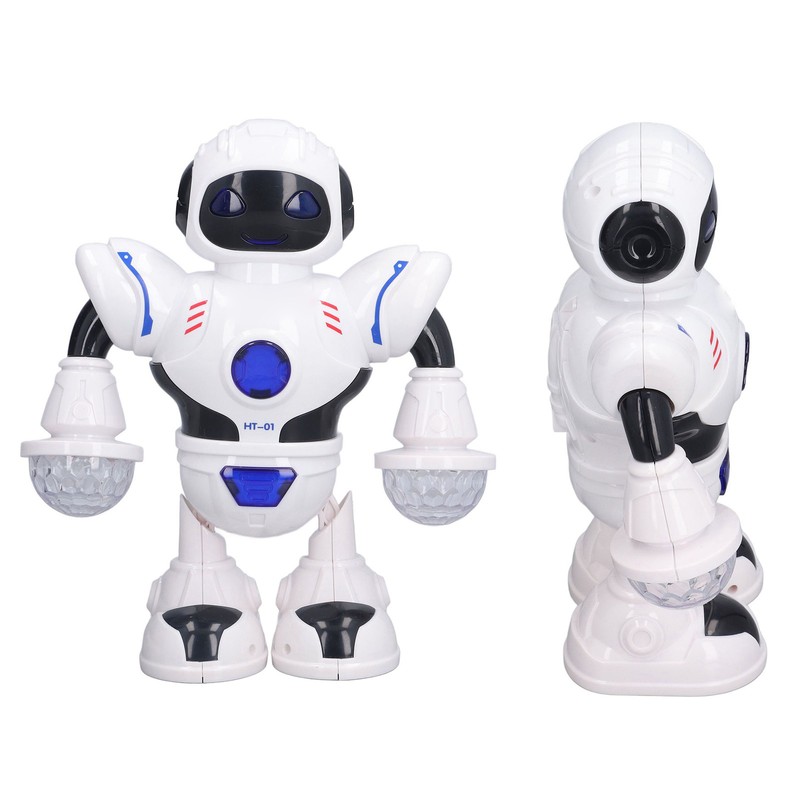 Electric Robot Toys Cooling Light Swing Arms Legs Dancing Robot