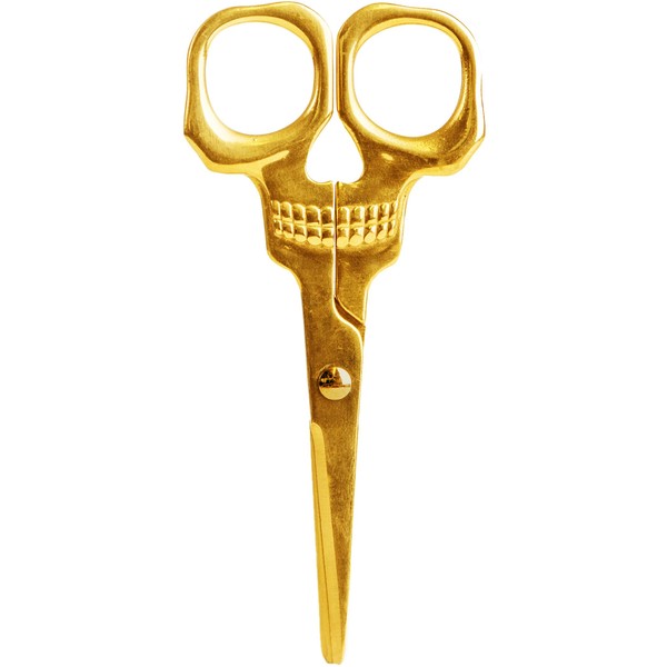 Suck UK | Skull Scissors | Goth Stationary Supplies For Home Office | Skull Gifts & Gothic Home Decor | Household Supplies & Kitchen Accessories | Sharp Scissors For Sewing Kit | Sewing Accessories