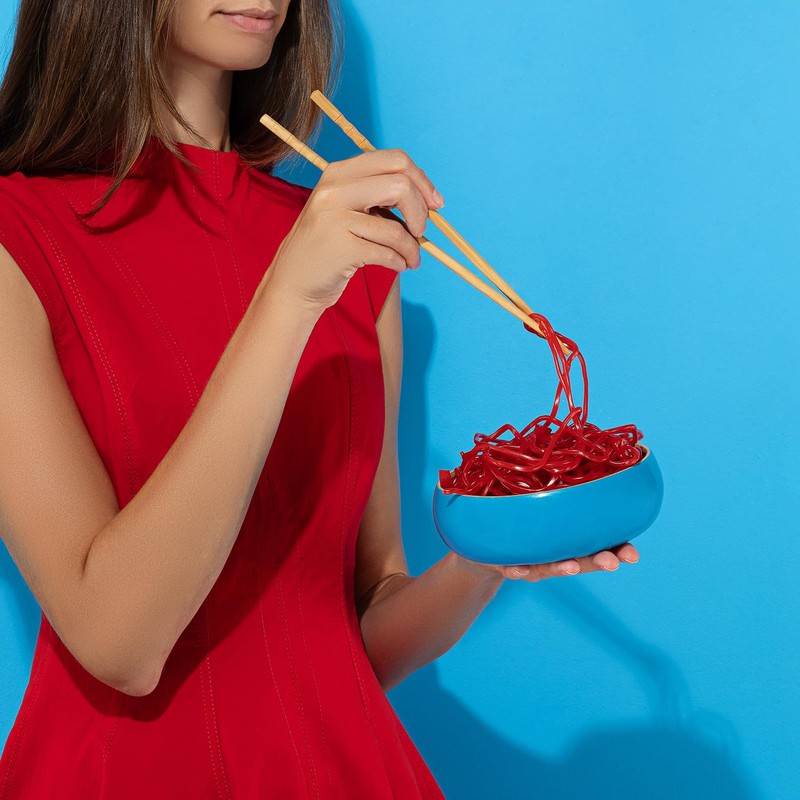 Kervan Candy Bebeto Strawberry Licorice Laces - Red Shoestring Licorice