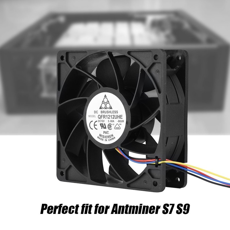 Antminer Cooling Fan,ASHATA 12V 5.0A 7500RPM Cooling Fan Replacement 4