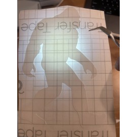 Sonny Gunz 1x Big Foot Sasquatch Yeti Vinyl Decal Sticker 5” White USA Made!