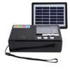 Solar Charging Radio Portable Radio with Emergency LED Flashlight Support