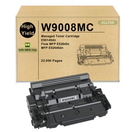 Allton W9008 W9008MC Toner Cartridge W9008 Black Toner Compatible for Managed E50145dn Flow MFP E52645c MFP E52645dn Priners(1-Pack)