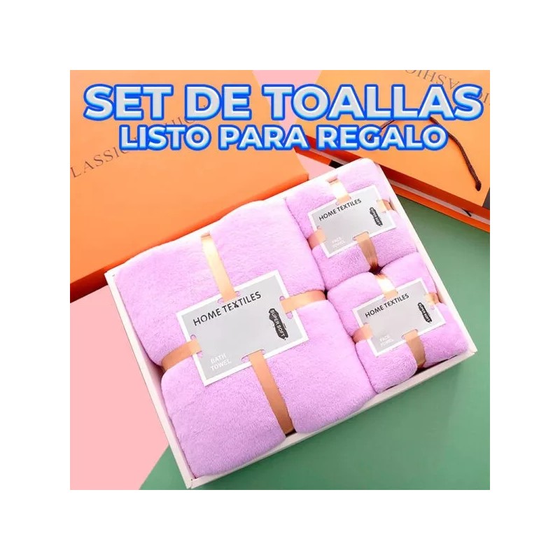 EGTMA Juego De 3 Toallas Para Baño Y Manos Suavidad