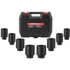 VEVOR Axle Nut Impact Socket Set - 1/2" Drive Deep