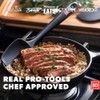 DI ORO Silicone Spatula Set - Heat Resistant Kitchen Scrapers