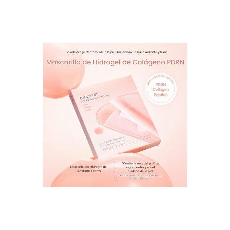 mixsoon PDRN Collagen Hydrogel Mask - Mascarilla con Colágeno y