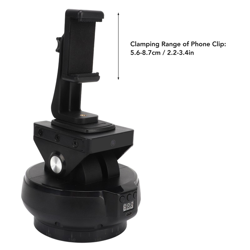 Wireless Remote Control Electric Tripod Head AI Face Tracking Rotating