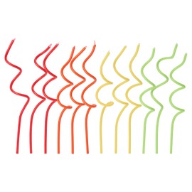 Papyrus Birthday Candles, Green, Yellow, Orange and Red Swirl (12-Count)