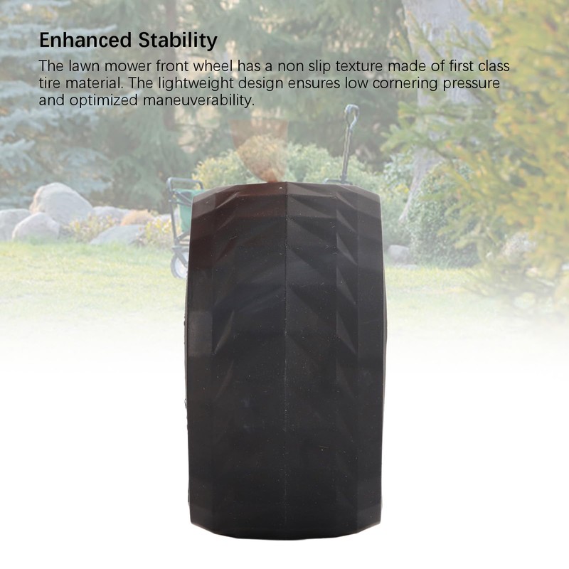 Non Slip Rubber Front Drive Wheel for Lawn Mower, Suitable