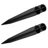 Laroal 2 Pcs Grave Flower Holders, Cemetery Vase For Fresh/Artificial