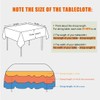 WAITER TREE Washable Tablecloth, Easy Care Tablecloth, Fluffy Look, Waterproof,
