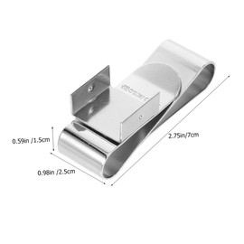 WHAMVOX 2pcs Magnetic Billiard Chalk Holder Portable Cue Chalk Clamp for Pool Table Accessories Easy to Grab Design for Billiard Lovers Durable and Lightweight