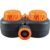 Double Head Mechanical Sprinkler Timer - 3 water outlets in