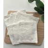 10 sheets of 3-ply non-fluorescent cotton pads - M size