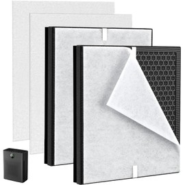 aiyawen PR1 Replacement Filter Compatible with Mooka PR1 Air Purifier,2 Pack H13 filter Activated Carbon