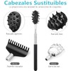 Manita Rascadora Espalda Acero Inoxidable,Rascador de Espalda Telescpica Porttil,Back Scratcher