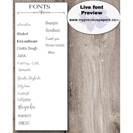 Baby In Bloom Hand Sanitizer Stickers Printed Meadow Wildflower Meadow Hand Sanitizer Stickers Set of 30 | Precious Papers