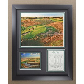 Legends Never Die PGA Erin Hills Golf Course Double Matted Photo Frame, 12" x 15", (12987U)