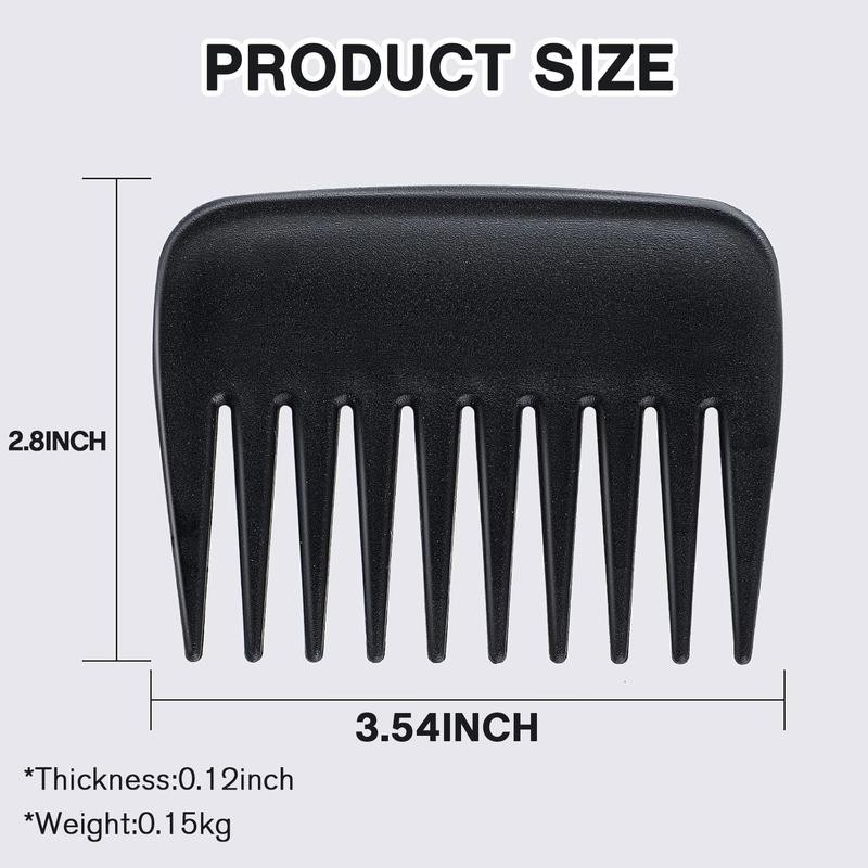 Mini Pocket Comb Portable Wide Tooth Comb Small Plastic Travel