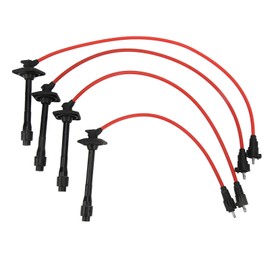 4Pcs/Set Spark Plug Wire Set Ignition Cable Kit 90919‑22400 Replacement for Camry Solara L4 2.2L