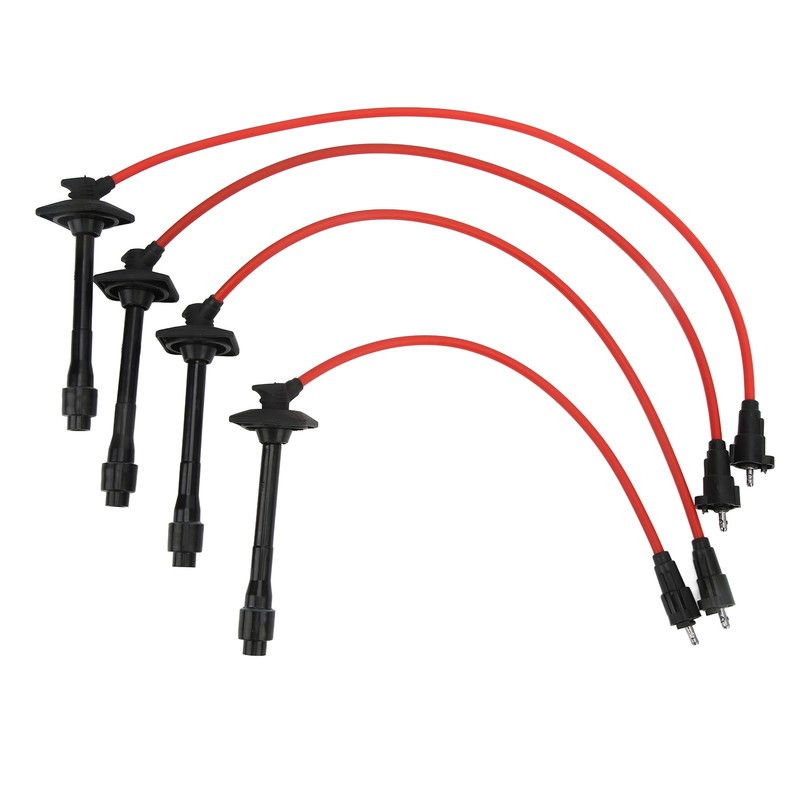 4Pcs/Set Spark Plug Wire Set Ignition Cable Kit 90919‑22400 Replacement
