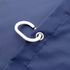 AooHome Solid Navy Blue Shower Curtain, Fabric Weighted Hem Shower