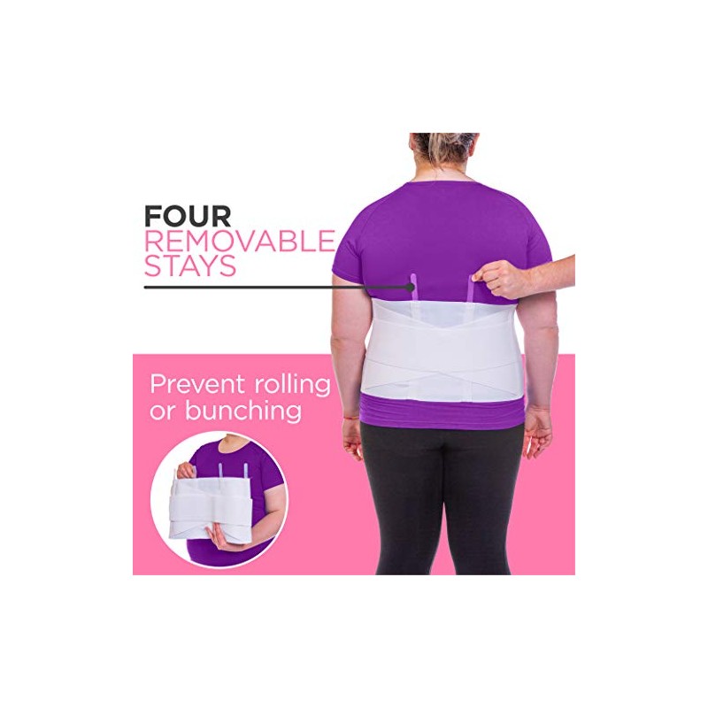 BraceAbility Faja de espalda para mujer de talla grande para