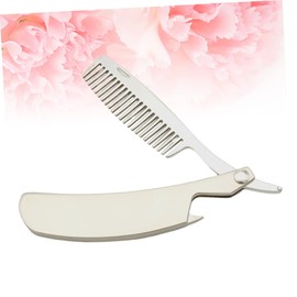 Outanaya Beard Comb Hairdressing Tool Portable Styling Brush Wide Toothed Comb Gentle Massage for Men